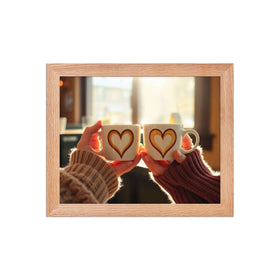 Love In Every Sip Framed Poster