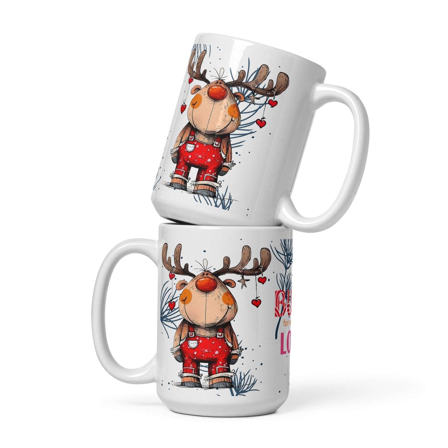 Snow-Men White Glossy mug