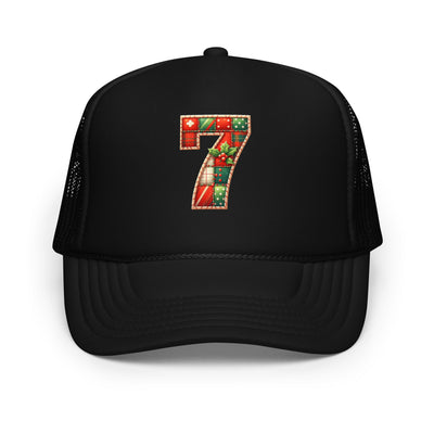 classic foam trucker hat front view